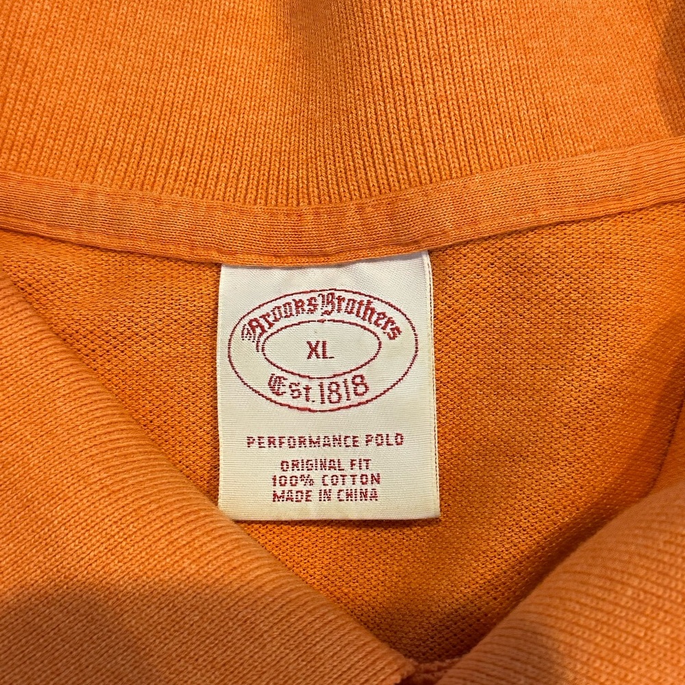 Brooks Brothers Vibrant‎ Orange Polo Shirt - Picture 3 of 5